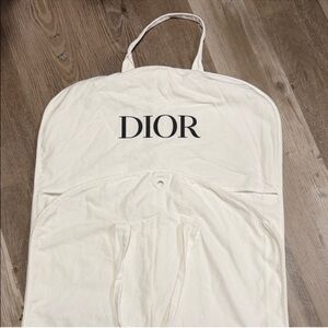 Dior White Medium Garment Bag